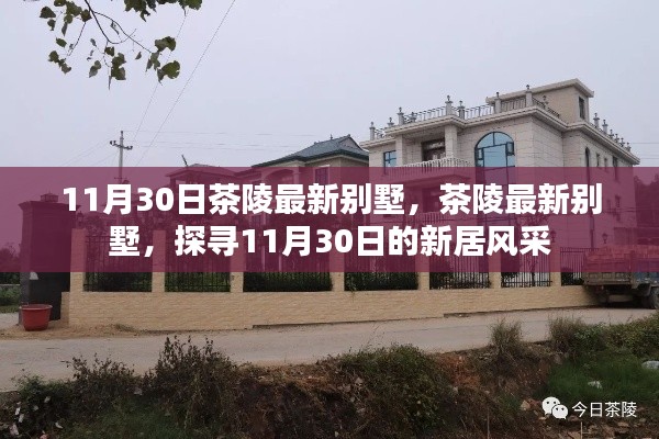 探寻茶陵最新别墅风采,11月30日新居展示