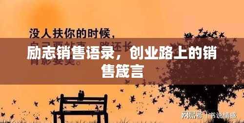 励志销售语录,创业路上的销售箴言